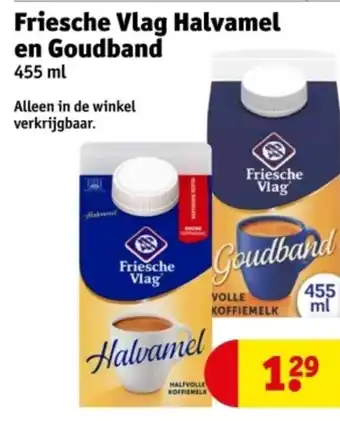 Kruidvat Friesche Vlag Halvamel en Goudband aanbieding
