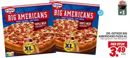 Dekamarkt Dr.Oetker Big Americans Pizza XL aanbieding