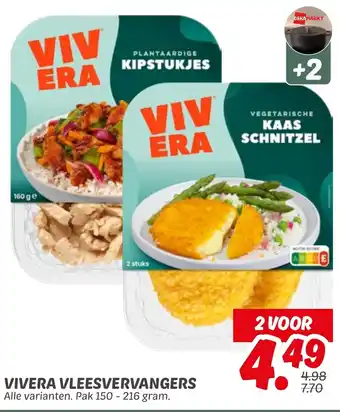 Dekamarkt Vivera Vleesvervangers aanbieding