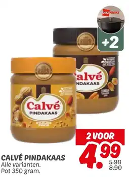 Dekamarkt Calvé Pindakaas aanbieding