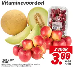 Dekamarkt Pick & Mix Fruit aanbieding