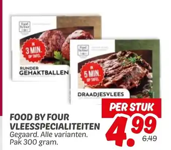 Dekamarkt Food by Four Vleesspecialiteiten aanbieding