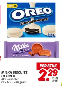 Dekamarkt Milka Biscuits of Oreo aanbieding