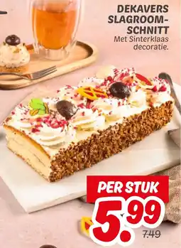 Dekamarkt Dekavers Slagroom- Schnitt aanbieding