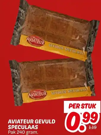 Dekamarkt Aviateur Gevuld Speculaas aanbieding