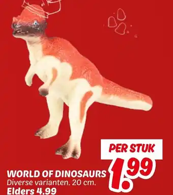 Dekamarkt World of Dinosaurs aanbieding