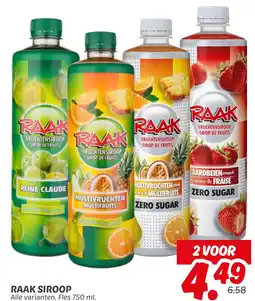 Dekamarkt Raak Siroop aanbieding