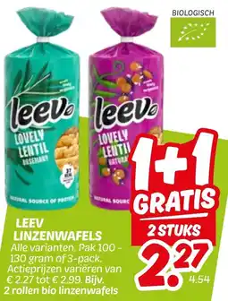 Dekamarkt Leev Linzenwafels aanbieding