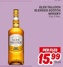 Dekamarkt Glen Talloch Blended Scotch Whisky aanbieding