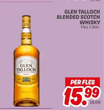 Dekamarkt Glen Talloch Blended Scotch Whisky aanbieding