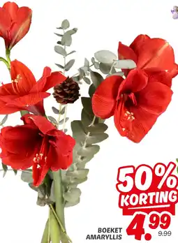 Dekamarkt Boeket Amaryllis aanbieding
