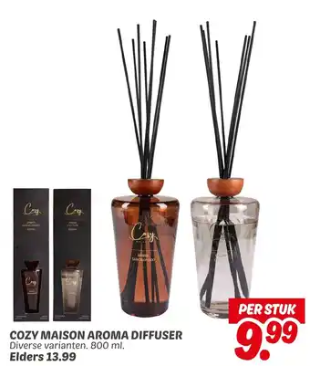 Dekamarkt Cozy Maison Aroma Diffuser aanbieding