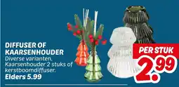 Dekamarkt Diffuser of Kaarsenhouder aanbieding