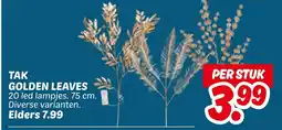 Dekamarkt Tak Golden Leaves aanbieding
