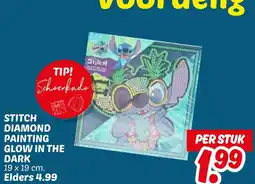 Dekamarkt Stitch Diamond Painting Glow In The Dark aanbieding