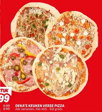 Dekamarkt Deka's Keuken Verse Pizza aanbieding