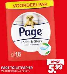 Dekamarkt Page Toiletpapier aanbieding
