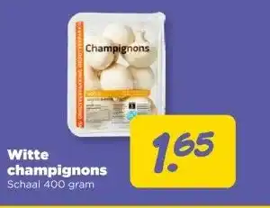 PLUS Witte champignons aanbieding