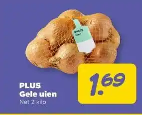 PLUS PLUS Gele uien aanbieding