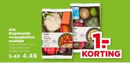 PLUS Alle Ongekoelde verspakketten maaltijd aanbieding