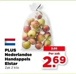 PLUS PLUS Nederlandse Handappels Elstar aanbieding
