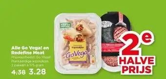 PLUS Alle Go Vega! en Redefine Meat aanbieding