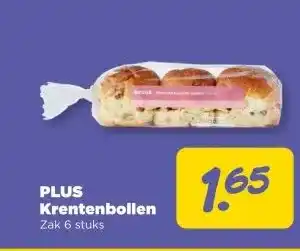 PLUS PLUS Krentenbollen aanbieding