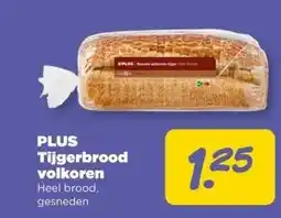 PLUS PLUS Tijgerbrood volkoren aanbieding
