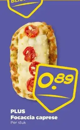 PLUS PLUS Focaccia caprese aanbieding