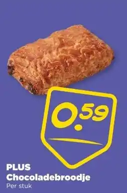 PLUS PLUS Chocoladebroodje aanbieding