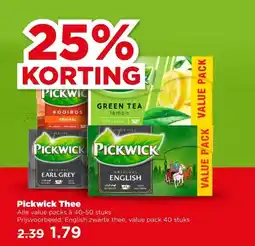 PLUS Pickwick Thee aanbieding