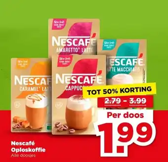 PLUS Nescafé Oploskoffie aanbieding