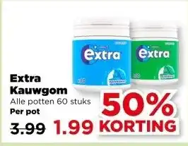 PLUS Extra Kauwgom aanbieding