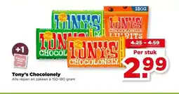 PLUS Tony's Chocolonely aanbieding