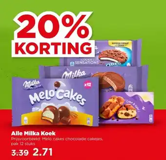 PLUS Alle Milka Koek aanbieding