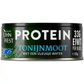 Dirk John West Protein tonijnmoot in water aanbieding