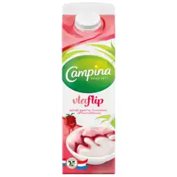 Dirk Campina Vlaflip framboos aanbieding