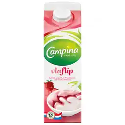 Dirk Campina Vlaflip framboos aanbieding