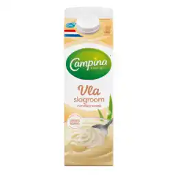 Dirk Campina Slagroomvla vanille aanbieding