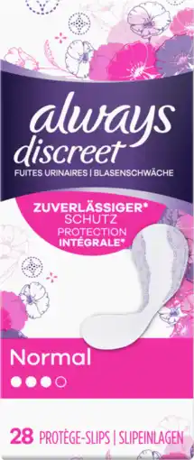 Dirk Always Discreet inlegkruisjes urineverlies normaal aanbieding
