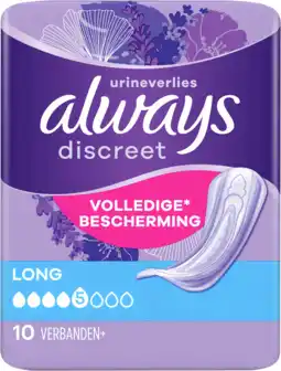 Dirk Always Discreet verband urineverlies long aanbieding