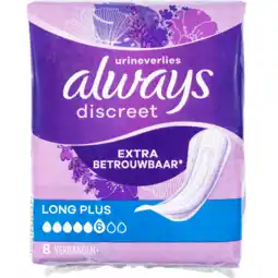 Dirk Always Discreet verband urineverlies long plus aanbieding
