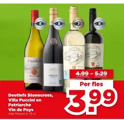 PLUS Deetlefs Stonecross, Villa Puccini en Patriarche Vin de Pays aanbieding