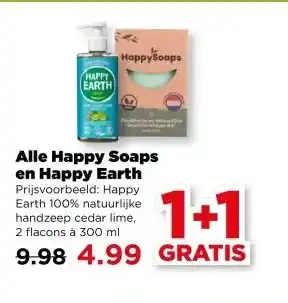 PLUS Alle Happy Soaps en Happy Earth aanbieding