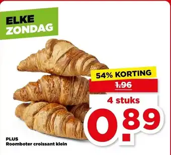 PLUS PLUS Roomboter croissant klein aanbieding