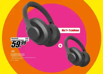 MediaMarkt FRESH 'N REBEL Clam Blaze Storm Grey Draadloze koptelefoon aanbieding