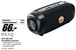 MediaMarkt PEAQ PPA 405-RW Draadloze speaker aanbieding