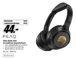 MediaMarkt PEAQ PBH 8000-RW Draadloze koptelefoon aanbieding