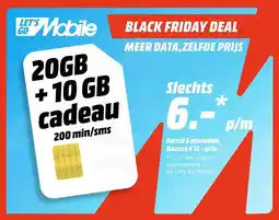MediaMarkt BLACK FRIDAY DEAL MEER DATA, ZELFDE PRIJS aanbieding