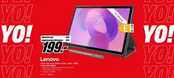 MediaMarkt Lenovo Idea Tab met Folio Cover + pen - WiFi Android tablet aanbieding